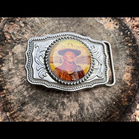Other - FANTASTIC and Rare JOHN WAYNE Belt Buckle. The Duke!  NOS
